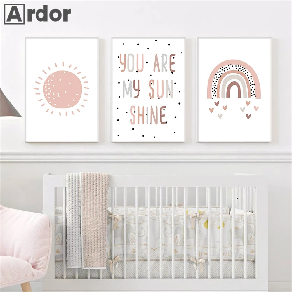 Nhà Trẻ Tường In Hình You 'Re  - đánh giá và giá Baby Nursery You Are My Sunshine