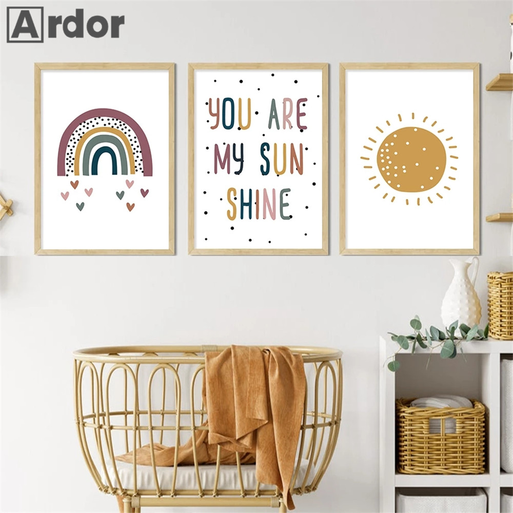 Nhà Trẻ Tường In Hình You 'Re  - đánh giá và giá Baby Nursery You Are My Sunshine