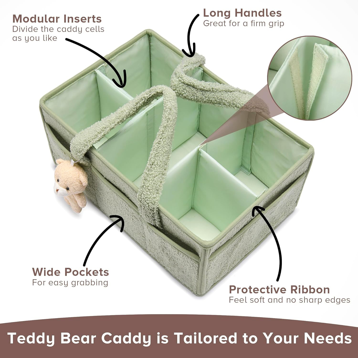 Baby Diaper Caddy Organizer wi - đánh giá và giá Diaper Caddy Organizer