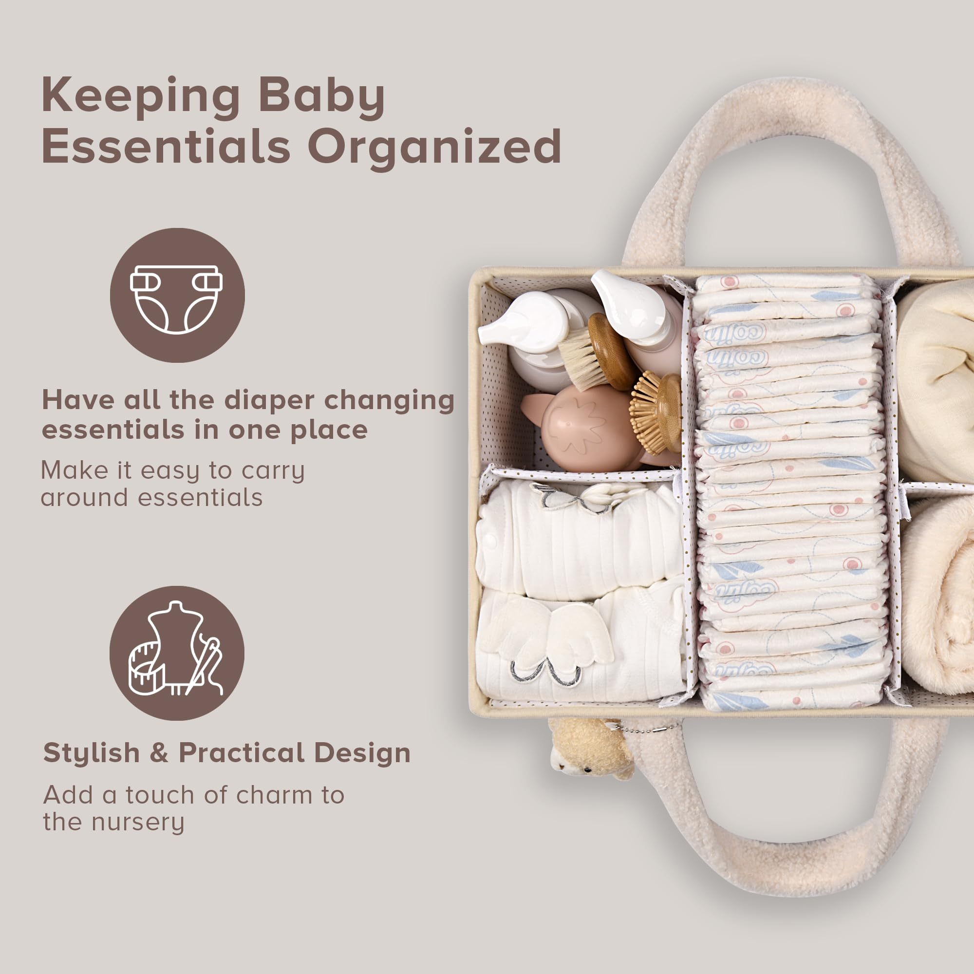 Baby Diaper Caddy Organizer wi - đánh giá và giá Diaper Caddy Organizer