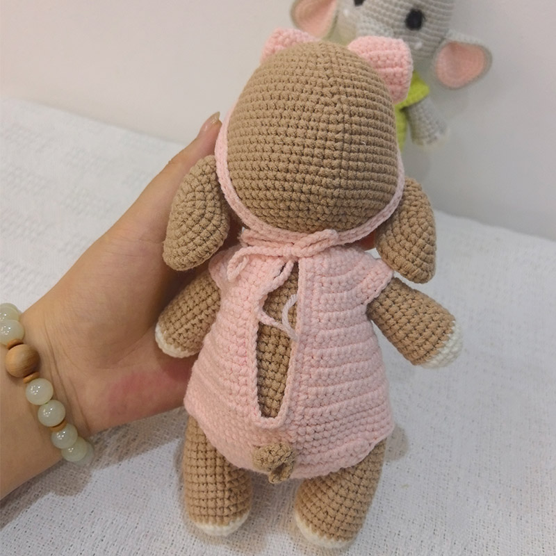 Handmade Crochet Elephant Coup - đánh giá và giá Baby Nursery Elephant