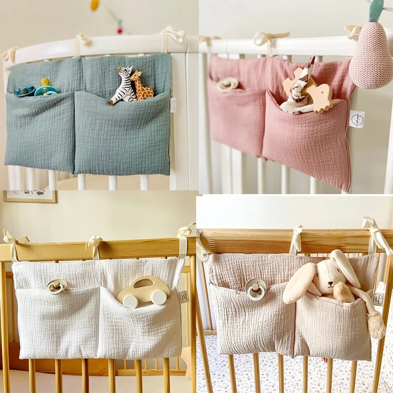 1/2pcs Baby Crib Organizer Cot - đánh giá và giá Diaper Caddy Organizer