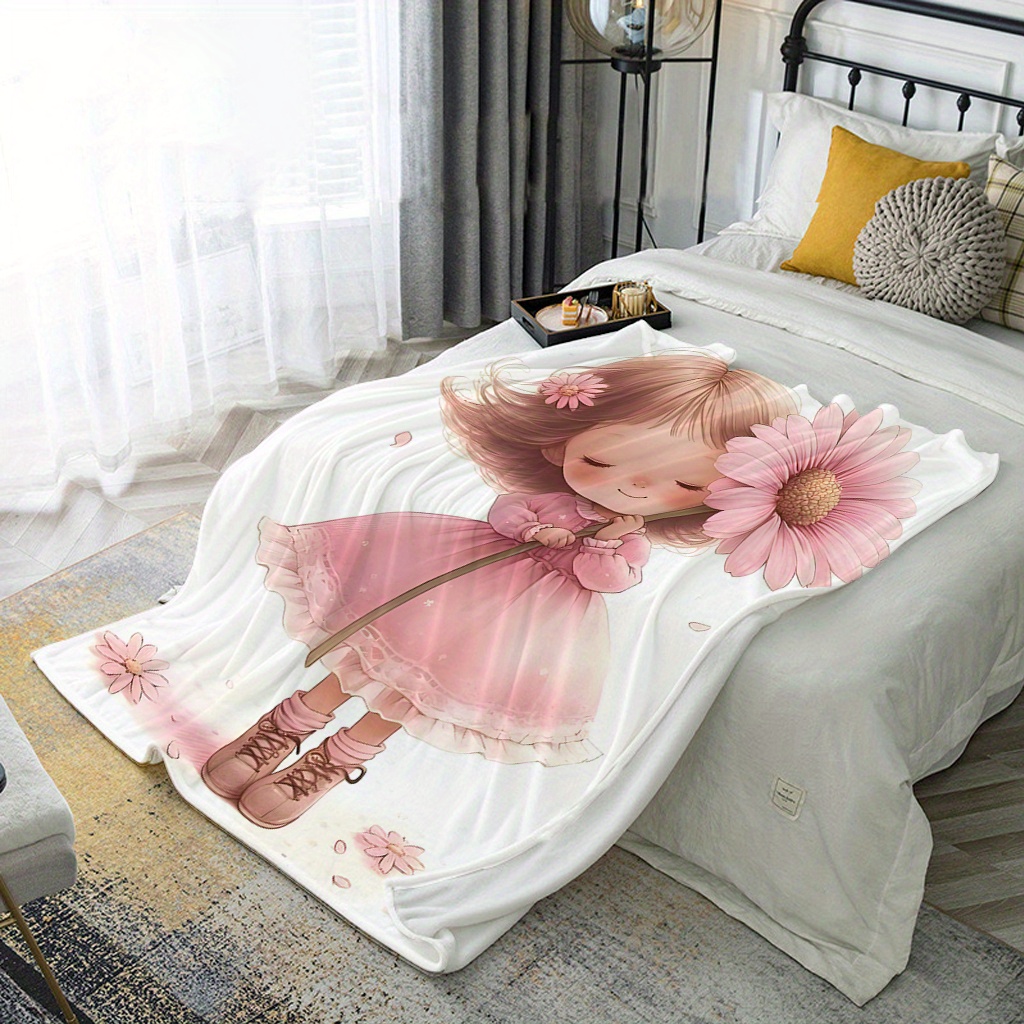 Sweet Floral Cartoon Girl Blan - đánh giá và giá Baby Nursery Ideas Girl