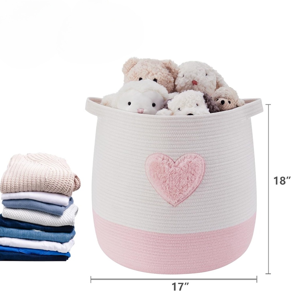 Pink Laundry Basket Hamper for - đánh giá và giá Baby Nursery Hamper