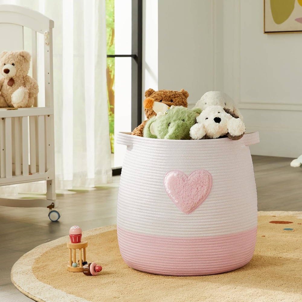 Pink Laundry Basket Hamper for - đánh giá và giá Baby Nursery Hamper