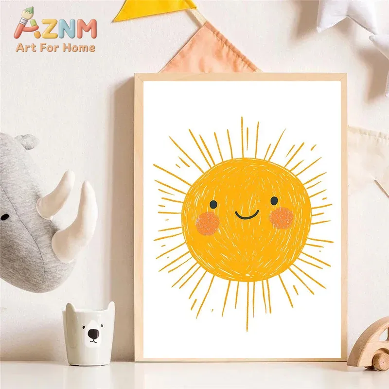 AZNM Watercolor Cute Animal Ca - đánh giá và giá Baby Unicorn Nursery