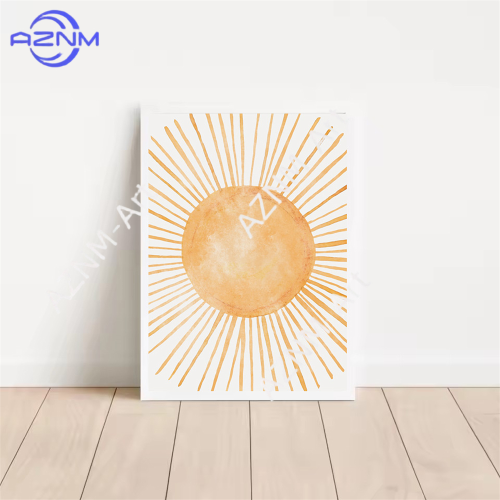 Boho Rainbow Sun Posters Abstr - đánh giá và giá Baby Nursery You Are My Sunshine