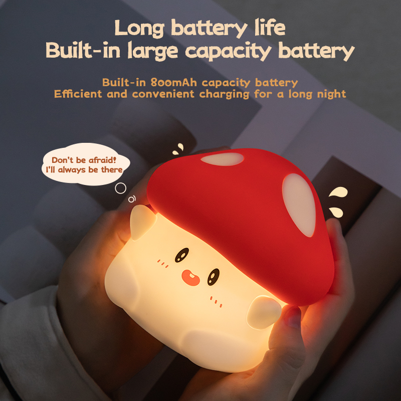 Mushroom Night Light LED Recha - đánh giá và giá Baby Nursery Table