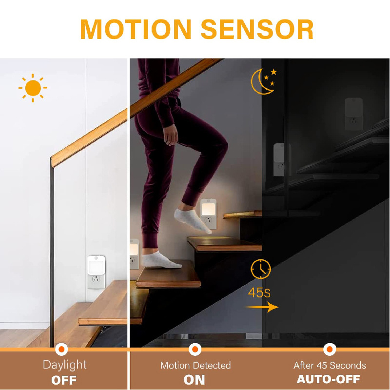 Motion Sensor LED Night Lights - đánh giá và giá Baby Nursery Night Light