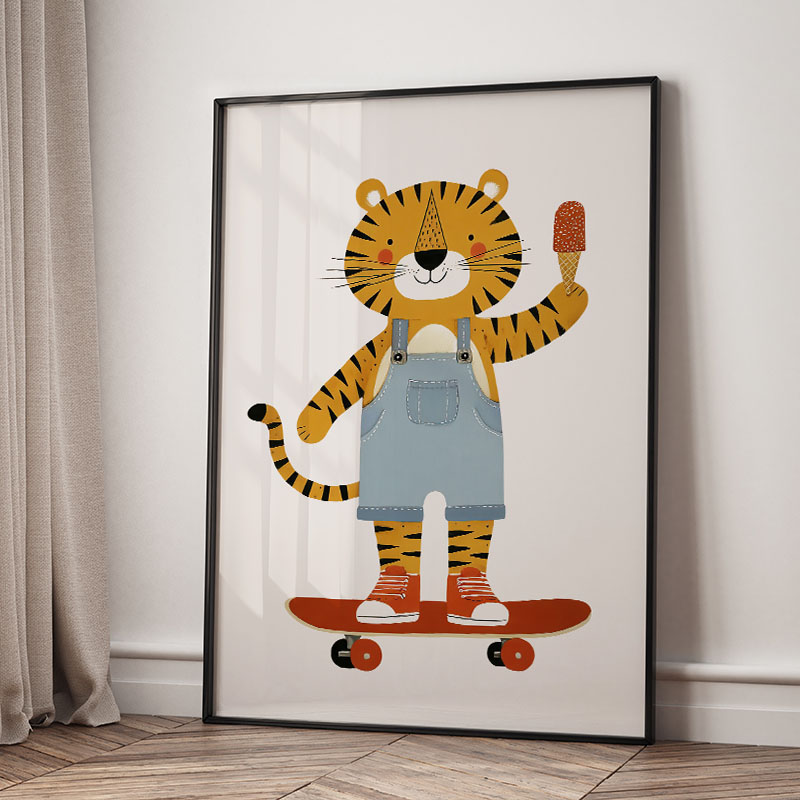 Funny Cartoon Animal Car Ballo - đánh giá và giá Baby Nursery Art