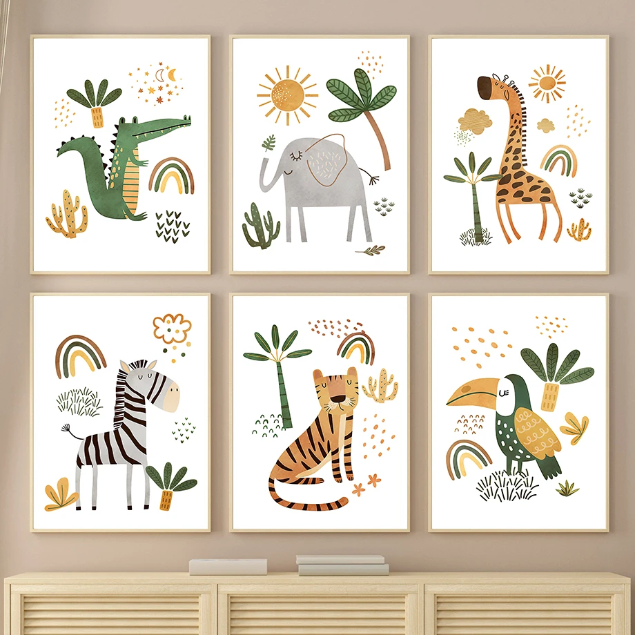 Giraffe Elephant Tiger Zebra T - đánh giá và giá Baby Zebra Nursery