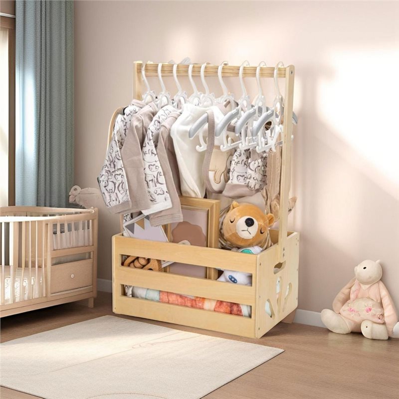 Wooden Baby Shower Gift Basket - đánh giá và giá Baby Nursery Hamper