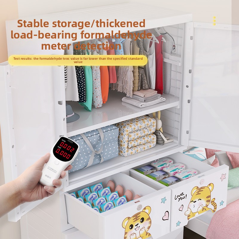 Thickened 5-Drawer Plastic Sto - đánh giá và giá Baby Nursery Wardrobe