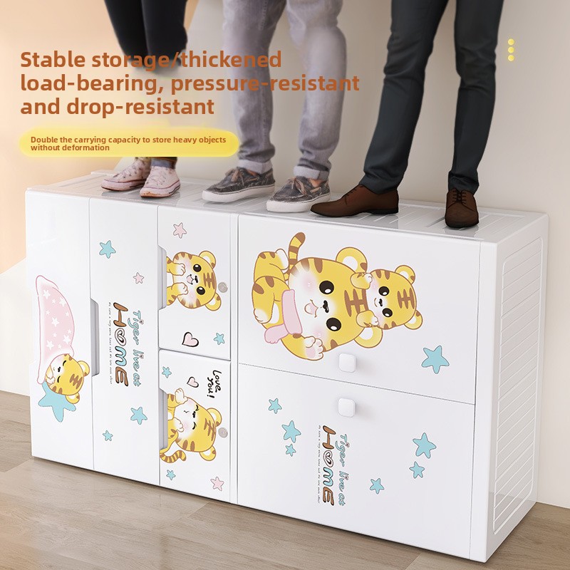 Thickened 5-Drawer Plastic Sto - đánh giá và giá Baby Nursery Wardrobe