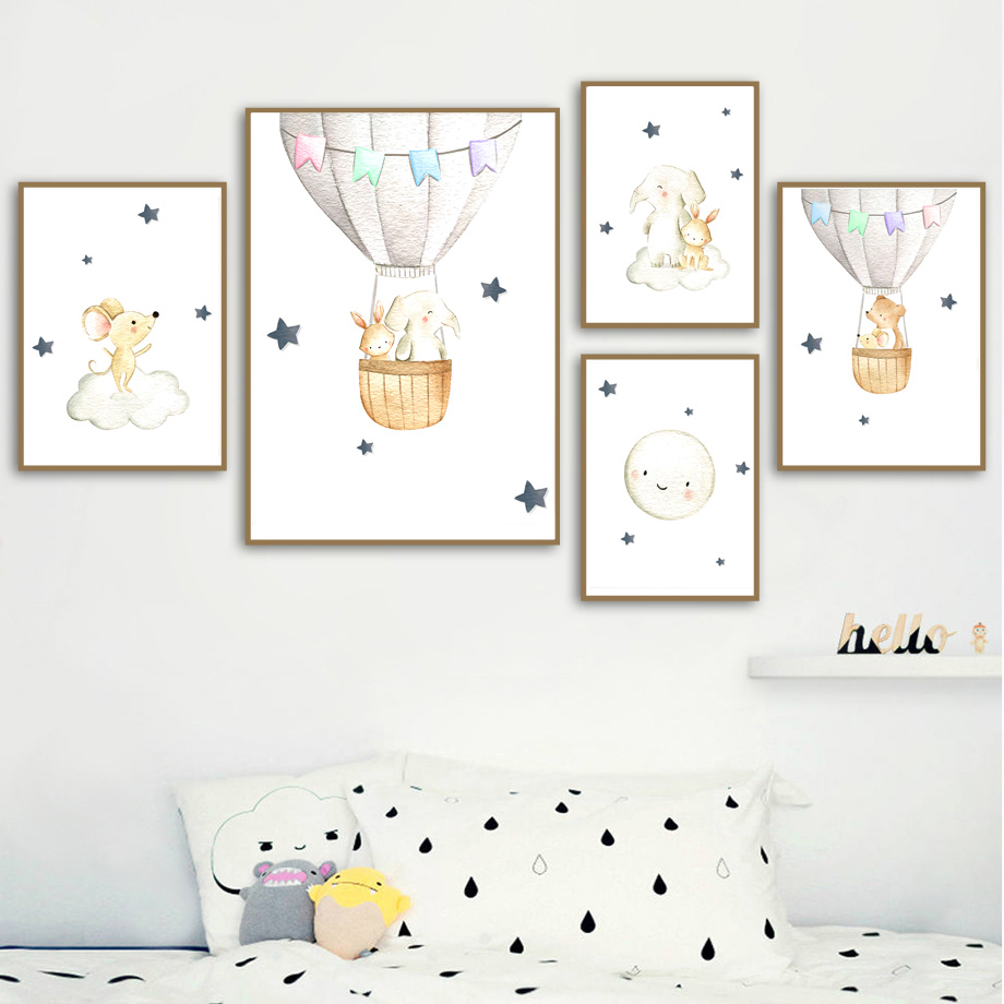 Elephant Rabbit Bear Balloon M - đánh giá và giá Baby Nursery Elephant