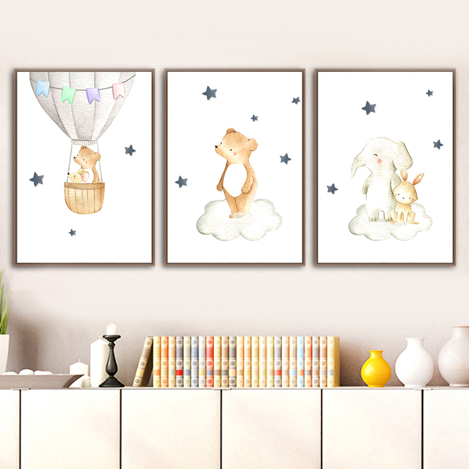 Elephant Rabbit Bear Balloon M - đánh giá và giá Baby Nursery Elephant