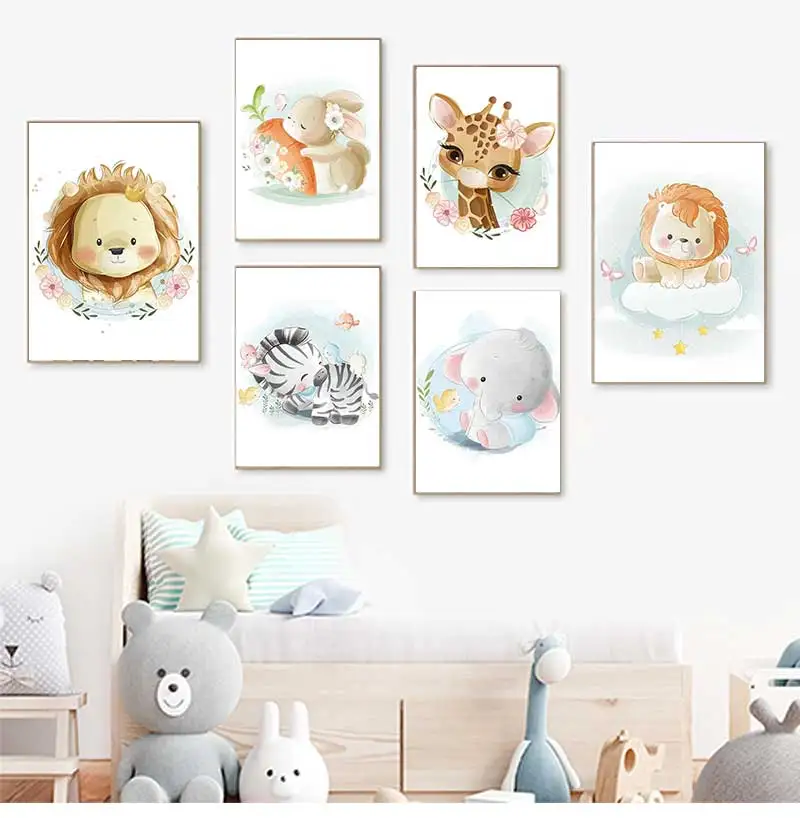 Cute Giraffe Lion Fox Rabbit Z - đánh giá và giá Baby Zebra Nursery