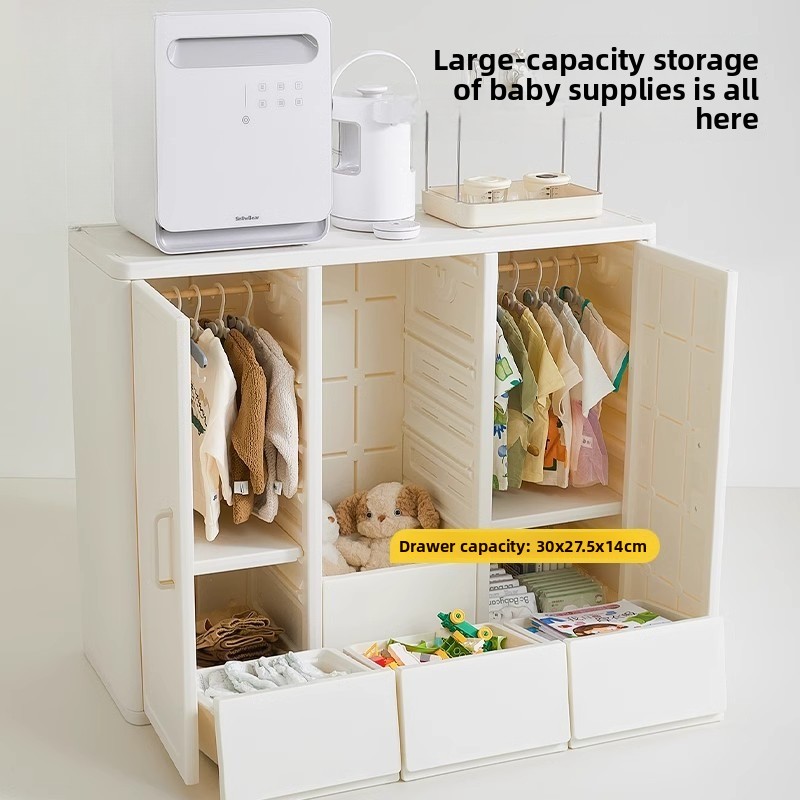 Large Baby Storage Cabinet, To - đánh giá và giá Baby Nursery Wardrobe