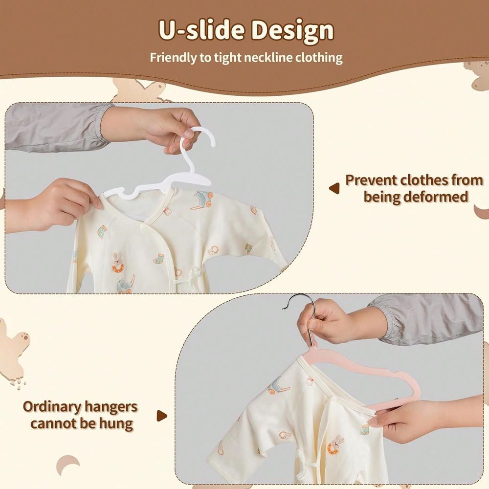 70 100 Pack Kids Hangers Plast - đánh giá và giá Baby Nursery Closet