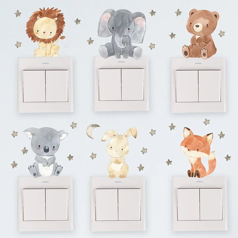 Cute Forest Animals Wall Stick - đánh giá và giá Baby Nursery Boy