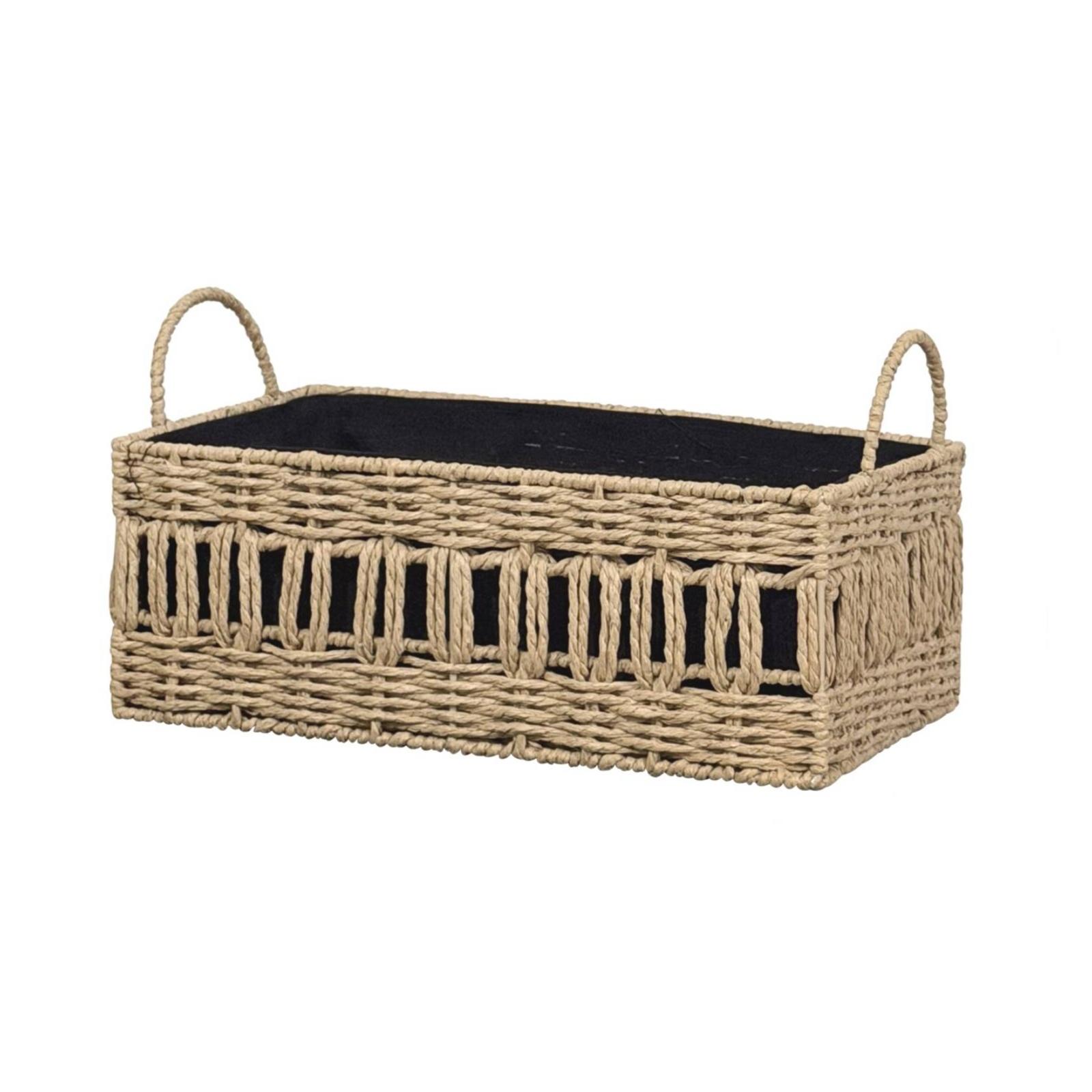 Woven Storage Basket with Hand - đánh giá và giá Baby Nursery Closet