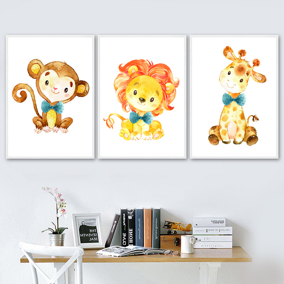 Wall Art Canvas Painting Carto - đánh giá và giá Baby Zebra Nursery