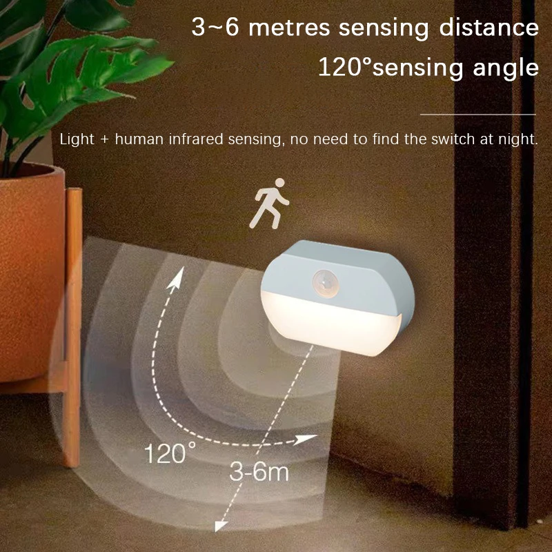 LED Human Body Sensing Night L - đánh giá và giá Baby Nursery Night Light