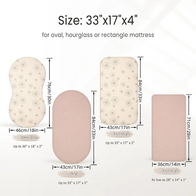 Muslin Bassinet Sheets for Bab - đánh giá và giá Baby Nursery Hamper