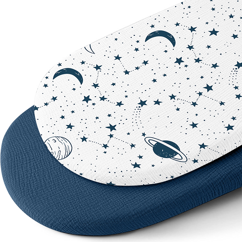 Muslin Bassinet Sheets for Bab - đánh giá và giá Baby Nursery Hamper