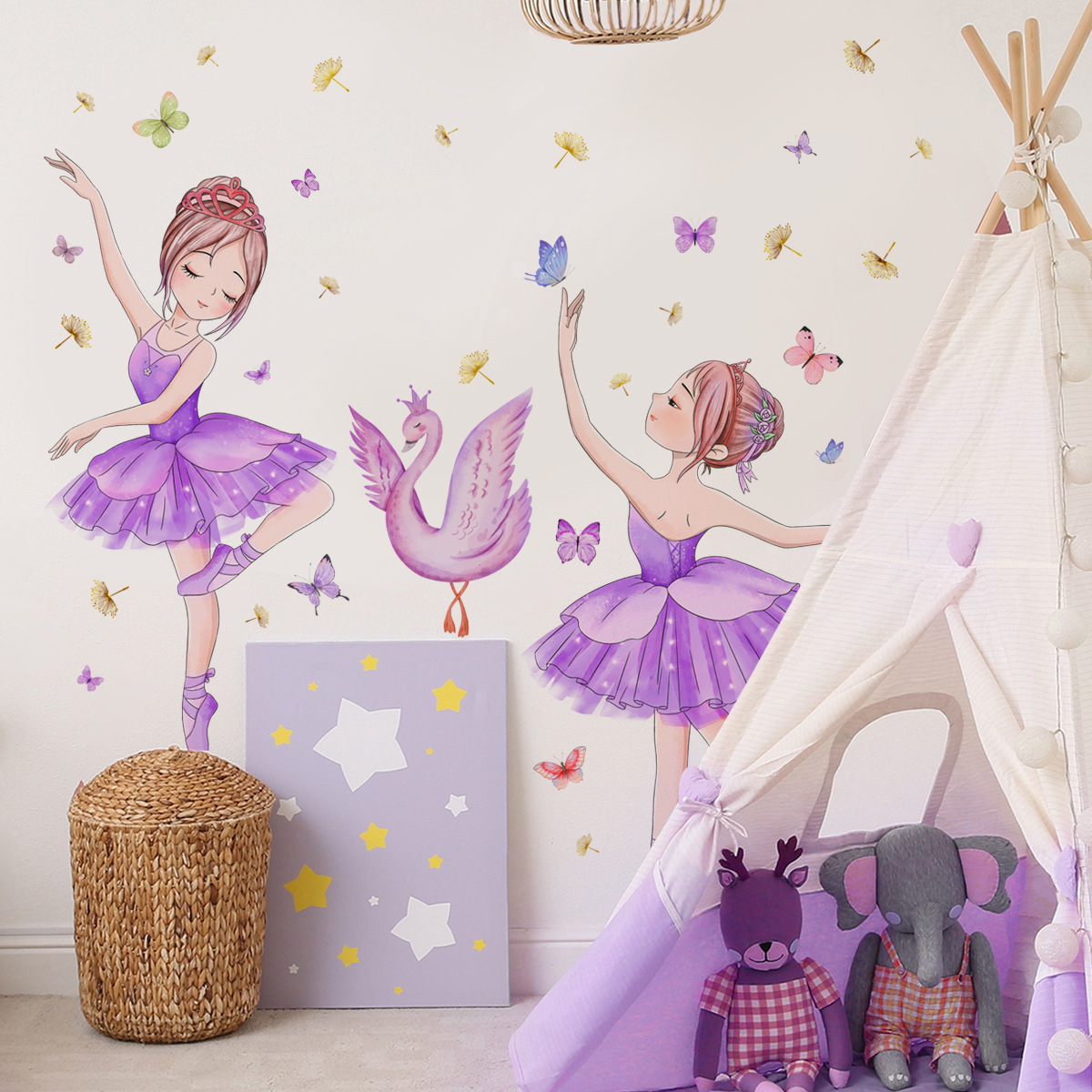 Ballet Girl Vinyl Child Wall S - đánh giá và giá Baby Nursery Ideas Girl